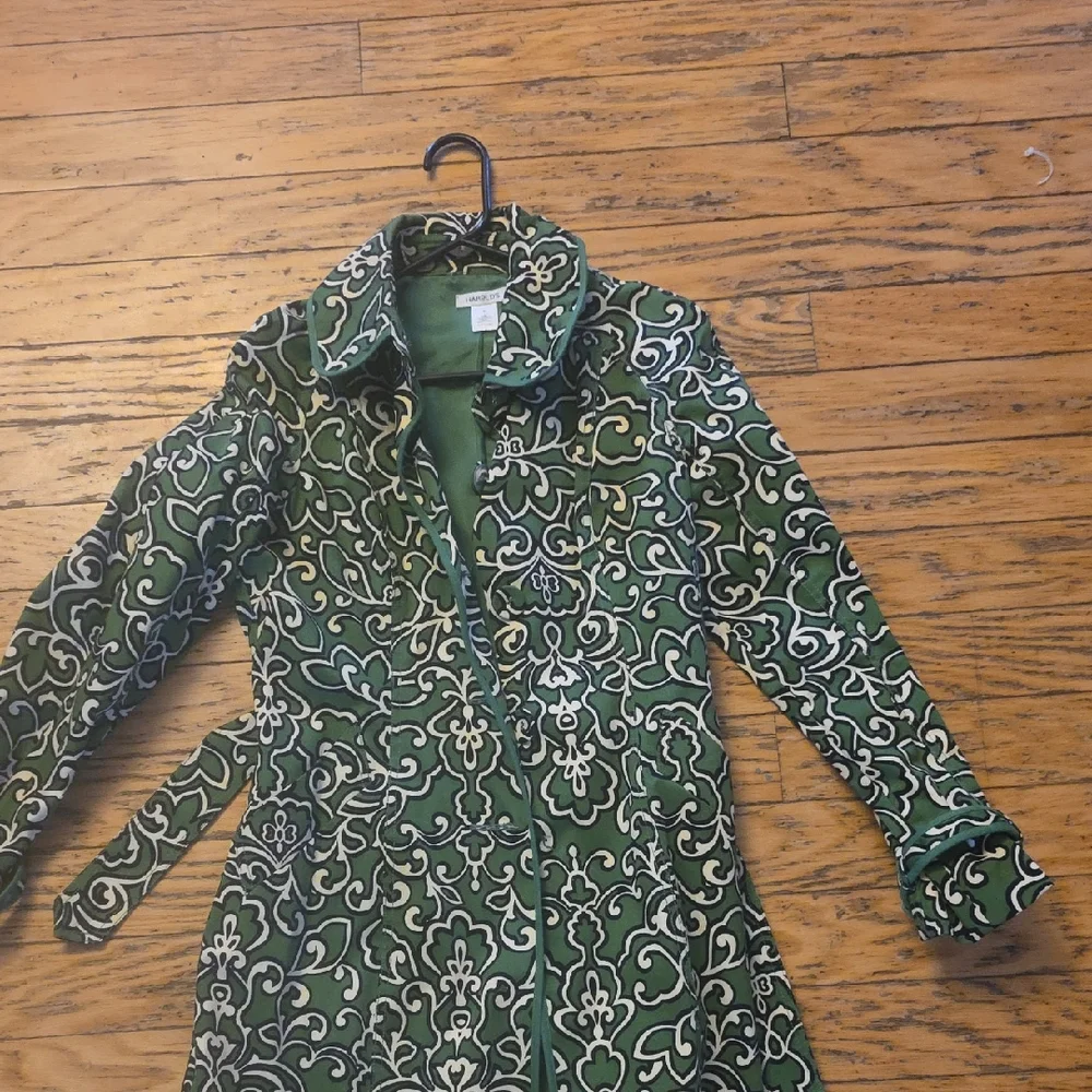 Harold's Green and Black Patterned Jacket - Picture 1 of 3